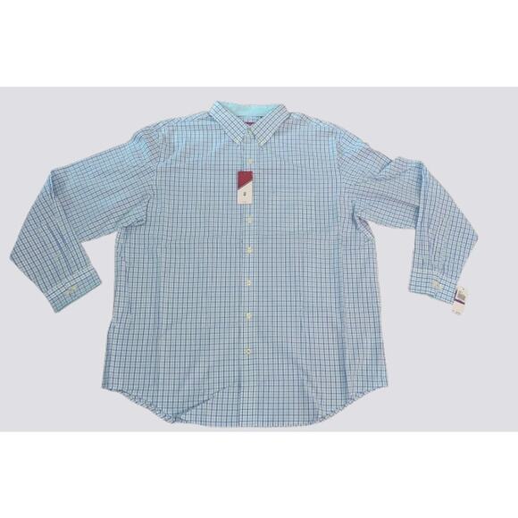 Izod Essential Woven Big & Tall Shirt - Size 2XLT - Cotton - Picture 2 of 6